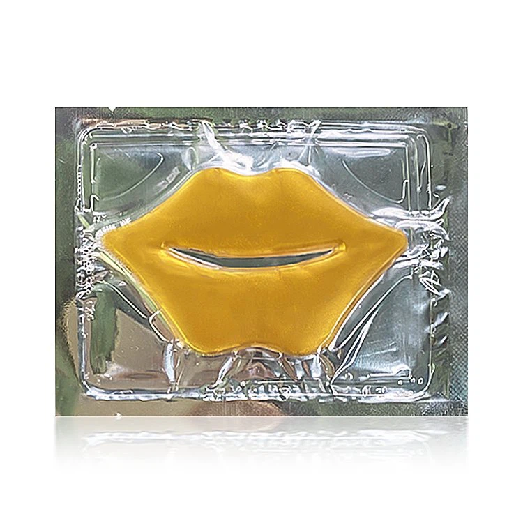 Masque de lèvre en cristal de collagène d’or