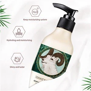 Lotion pour le corps blanchissant le lait de chèvre