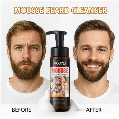 Nettoyer votre barbe Mooyam Mousse